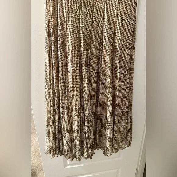 Coldwater Creek Brown Geometric Dress - Picture 4 of 5